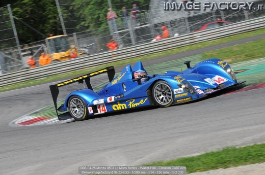 2008-04-26 Monza 0503 Le Mans Series - Walter-Hall - Creation CA07 Aim